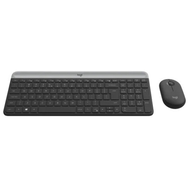 ⁦סט מקלדת ועכבר אלחוטיים Logitech Slim Combo MK470 עבר/אנג⁩ – תמונה ⁦3⁩