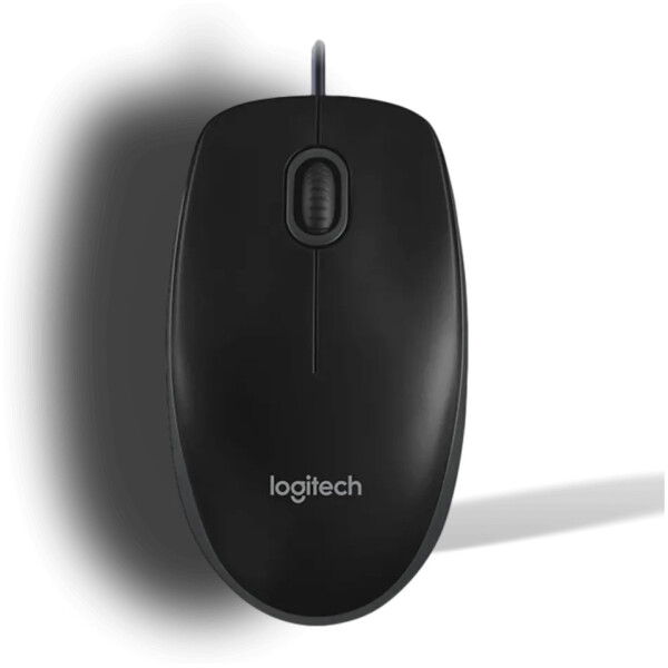 ⁦סט חוטי מקלדת ועכבר Logitech MK120 - צבע שחור, עברית/אנגלית⁩ – תמונה ⁦3⁩